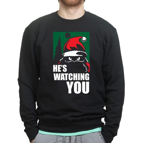 Santa watching you - santa,
