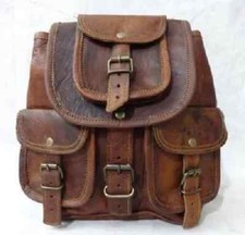 Grand grand sac à dos en cuir