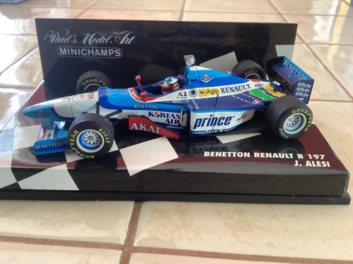 Benetton 197 jean alesi - f1,