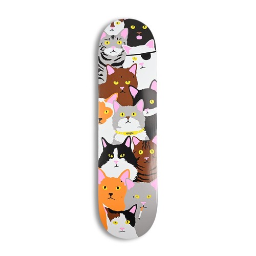 Enjoi chat collage planche - chat,