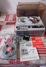 Geloso G650 reel to reel Portable Tape Player Recorder Italy A restaurer