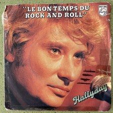 Johnny HALLYDAY Le bon temps du rock and Roll 45 tours Vinyle