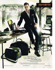 PUBLICITE ADVERTISING 124  2008   SAMSONITE  valises bagages