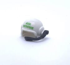 PLAYMOBIL * SECOURS * Casque de Pilote Hélicoptère Blanc Air Rescue Micro 3845 