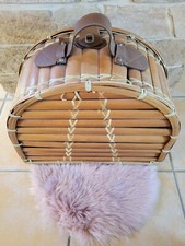 ANCIENNE VALISE BAMBOU