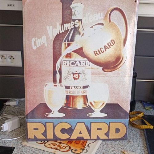 Ricard plaque publicitaire - ricard,
