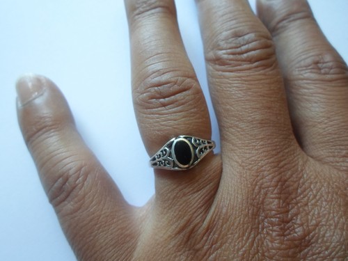 bague en argent massif