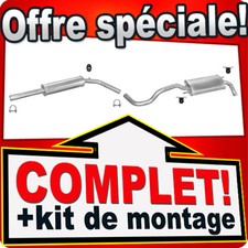 Ligne pot d'échappement pour VW POLO (6N) 1.0 1.3 1.4 1.6 Silencieux