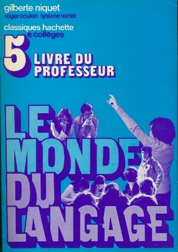 Monde langage livre - langage, 5e.