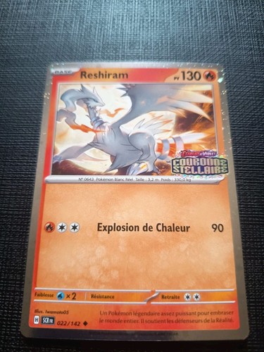 Carte pokémon reshiram - pokémon,