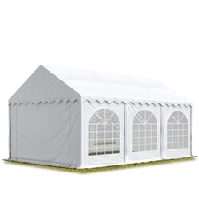 Tente Barnum de reception 3x6 m Bâche PVC anti-feu env. 500g/m² blanc
