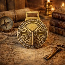 Vintage Antique Brass "Memento