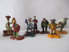 Lot de 7 figurines "CHICKEN RUN" en PVC , publicitaire ,Dreamworks 1999