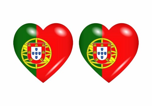 Autocollant sticker drapeau - 2x,