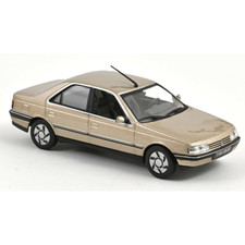 PEUGEOT 405 SRi 1991 MAYFAIR BEIGE METALLIC 1:43 Norev Auto Stradali Nouveau mod