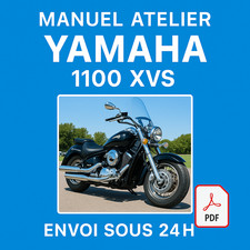 Manuel Atelier Yamaha 1100 XVS 1999-2009 Revue Technique Moto RMT CD PDF