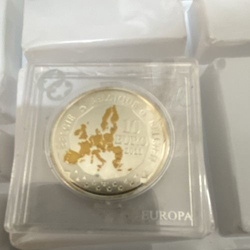 Pièce euro argent belgique - pièce, 10