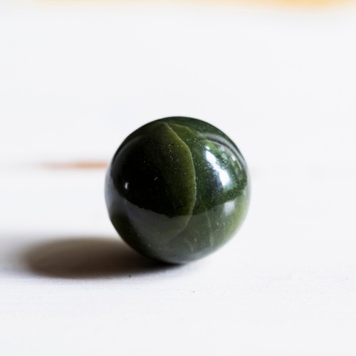 Boule jade vert pierre - boule, mm