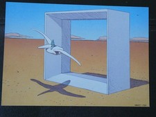 Moebius carte postale1995 La Défense 15x 10,5 cm comme neuf