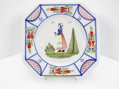 Henriot quimper salad plate - henriot,