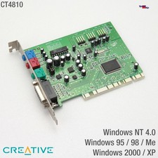 Creative Labs Sound Blaster Pci 128 Ct4810 Carte Pc Windows 95 98 Me 2000