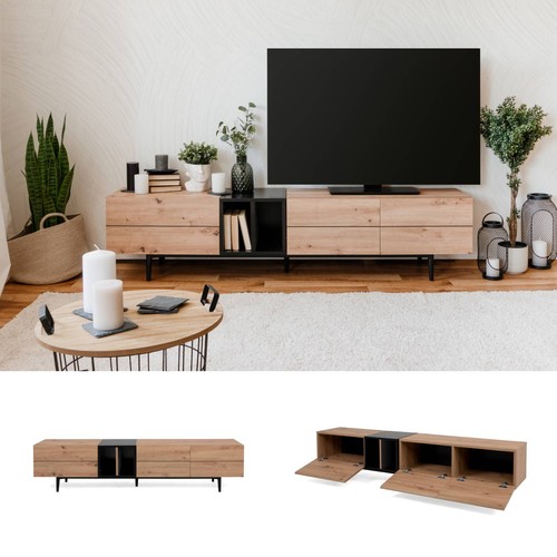 Meuble bois massif - tv,