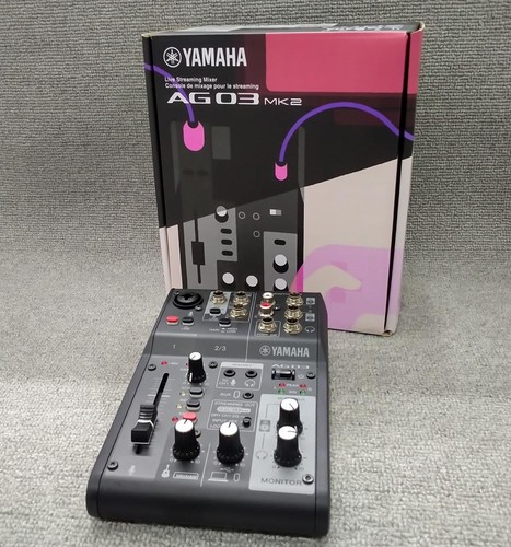 Yamaha ag03 mk2 channel live - yamaha, 3-channel