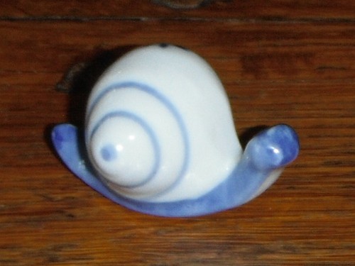 Escargot porcelaine - escargot,