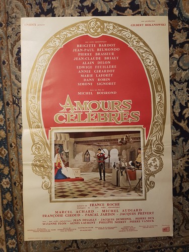 Affiche 1961 amours celebres - affiche,