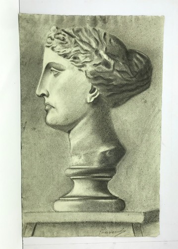 Dessin ancien xix - dessin, signée