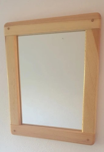 Miroir pierre chapo bois - pierre,