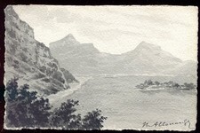 rare cpa carte postale peinte