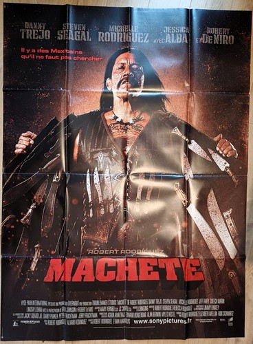 Affiche cinéma film - , machete