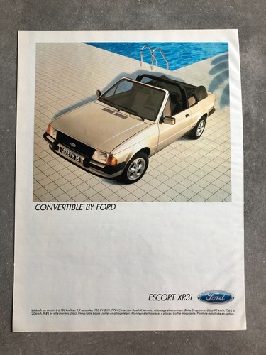 Publicité presse 1983 ford - publicité,