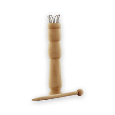 Tricotin en bois avec aiguille