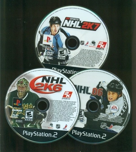 Ps2 lot hockey video - of, 3