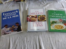 LOT DE 3 LIVRES DE CUISINE