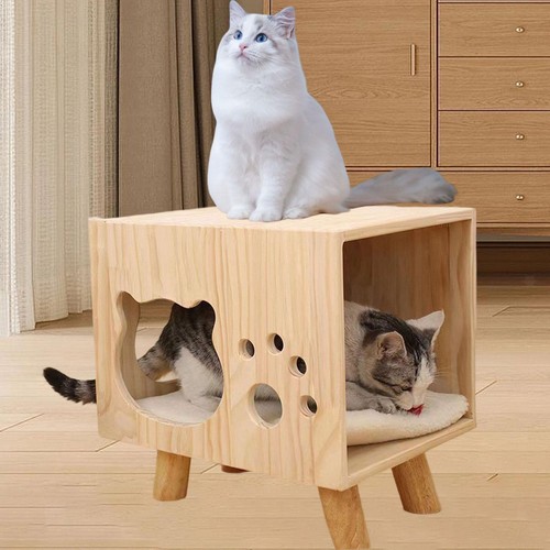 Niche surélevée pour chat