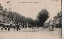 CPA VOIRON COURS SENOZAN/CORRESPONDANCE 1918/NON OBLITEREE