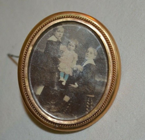 Ancienne broche ovale - ancienne,