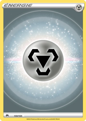 Carte pokemon énergie acier - carte,