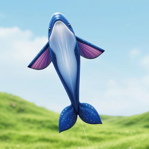 Cerf volant baleine - cerf-volant, portable