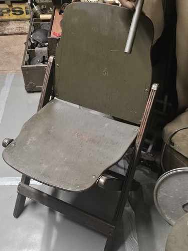Chaise pliante bois ww2 - us,