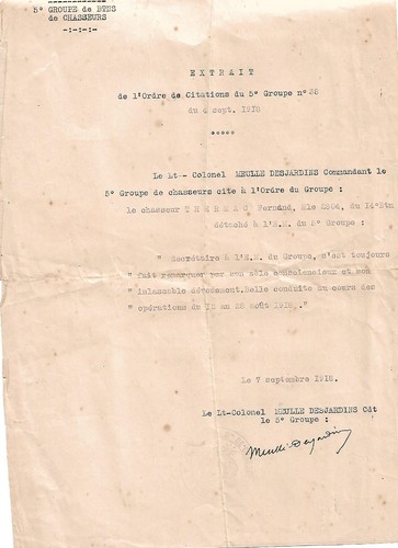 Guerre citation à - 14,