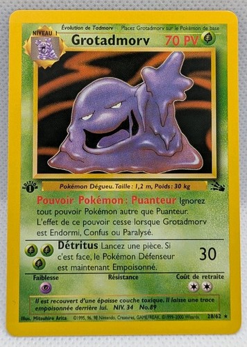 Carte pokémon grotadmorv - pokémon,