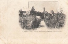 Arnay-le duc  vu prise de la promenade arquebuse.  103917