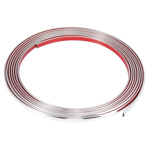 5mx10mm pvc chrome argenté - pvc,