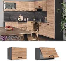 Meuble de cuisine, élément haut, élément bas, cuisine intégrée,anthracite, VICCO