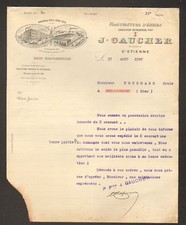 SAINT-ETIENNE (42) ARMES "J. GAUCHER" en 1907
