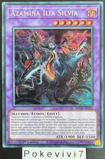 Carte YU-GI-OH! AZAMINA ILIA SILVIA MP25-FR103 Secret Rare NEUF